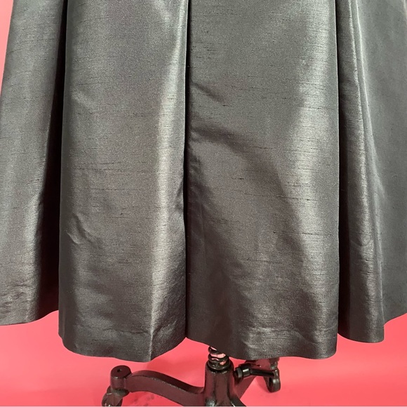 ❌NFS Vintage Y2K Oscar De La Renta Coquette Pleated Midi Skirt Rosette 8 - Picture 5 of 16